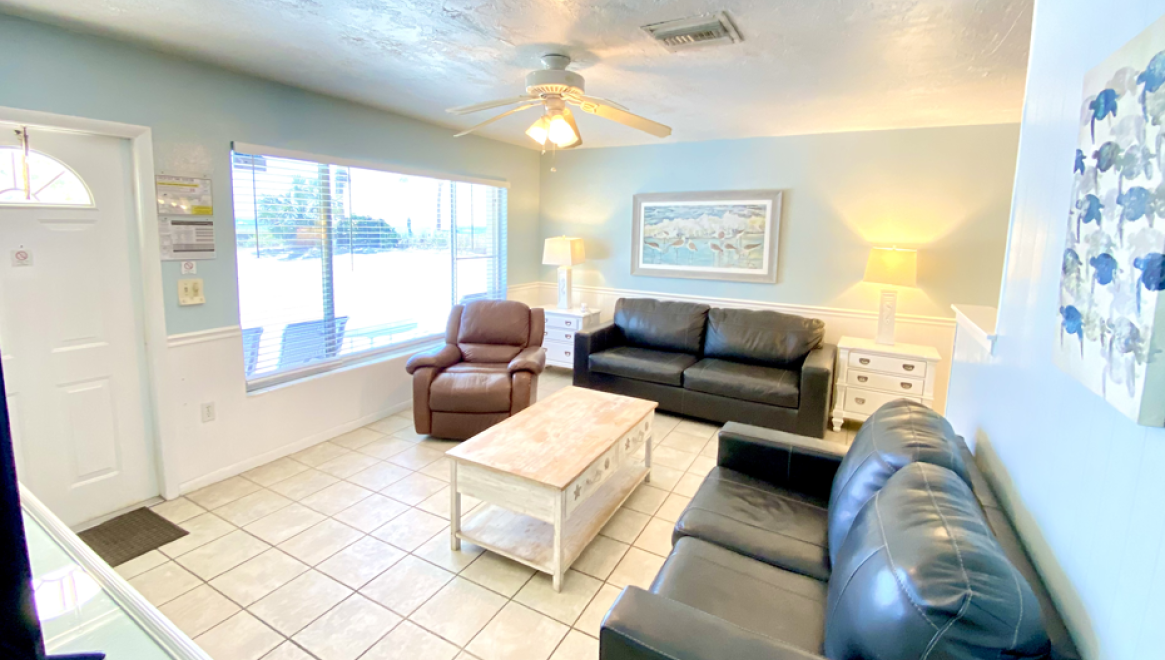 White Sands Beach resort apartment #2 living room